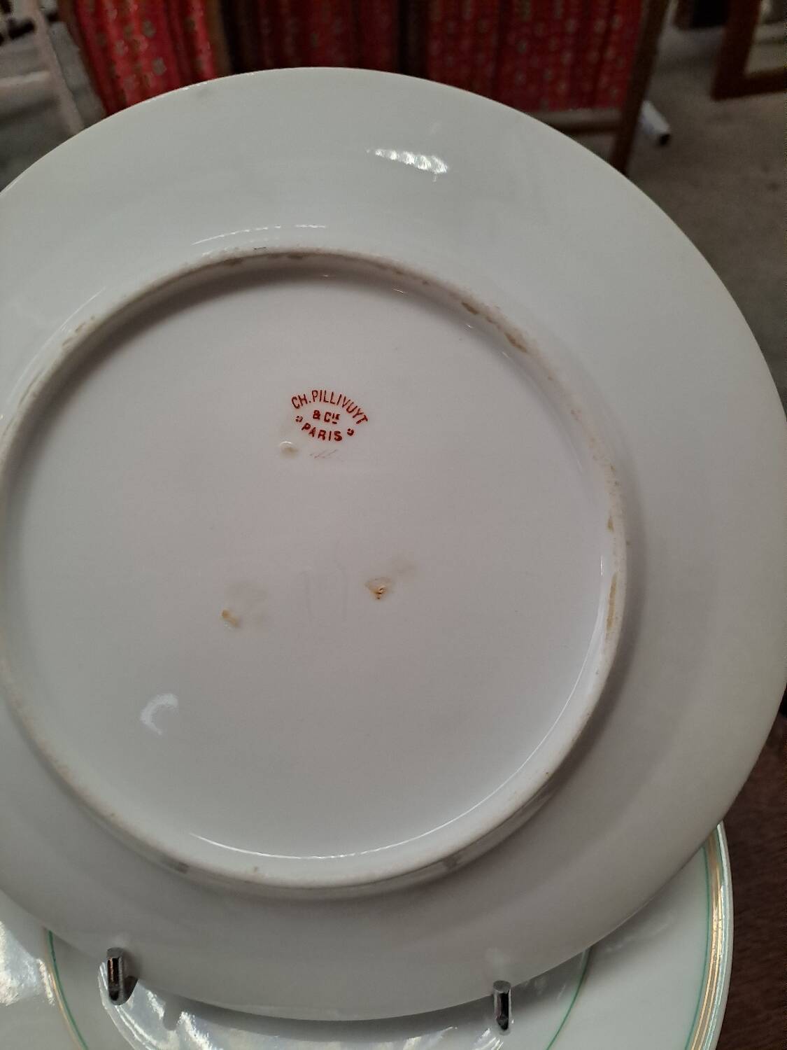 10 Pillivuyt porcelain dessert plates