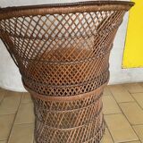Basket chair in rattan