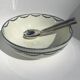 Salad bowl Terre de Fer Salins Vincennes diameter 27cm marine