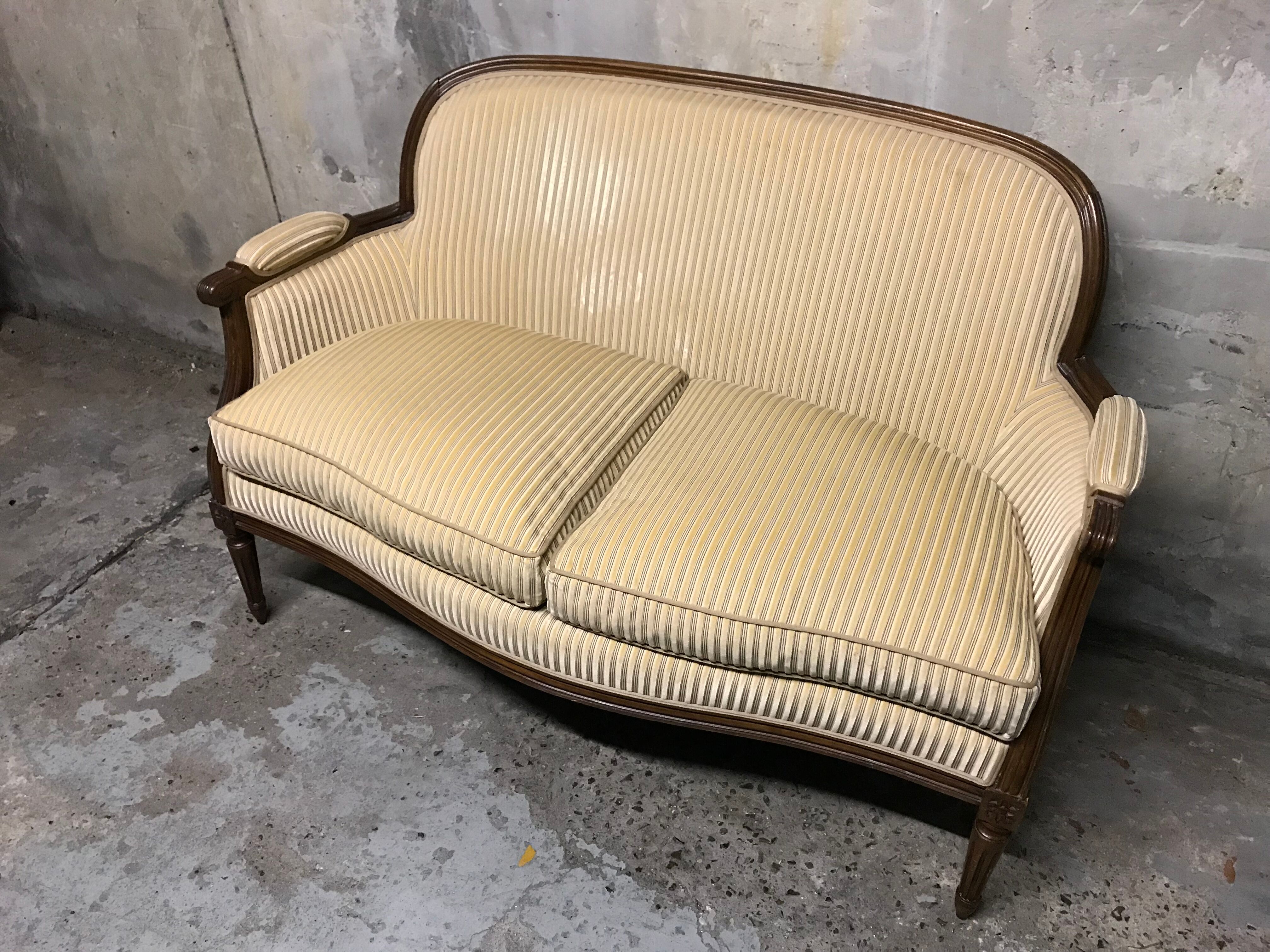Sofa / seat Louis XVI Velvet