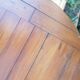 Round garden coffee table