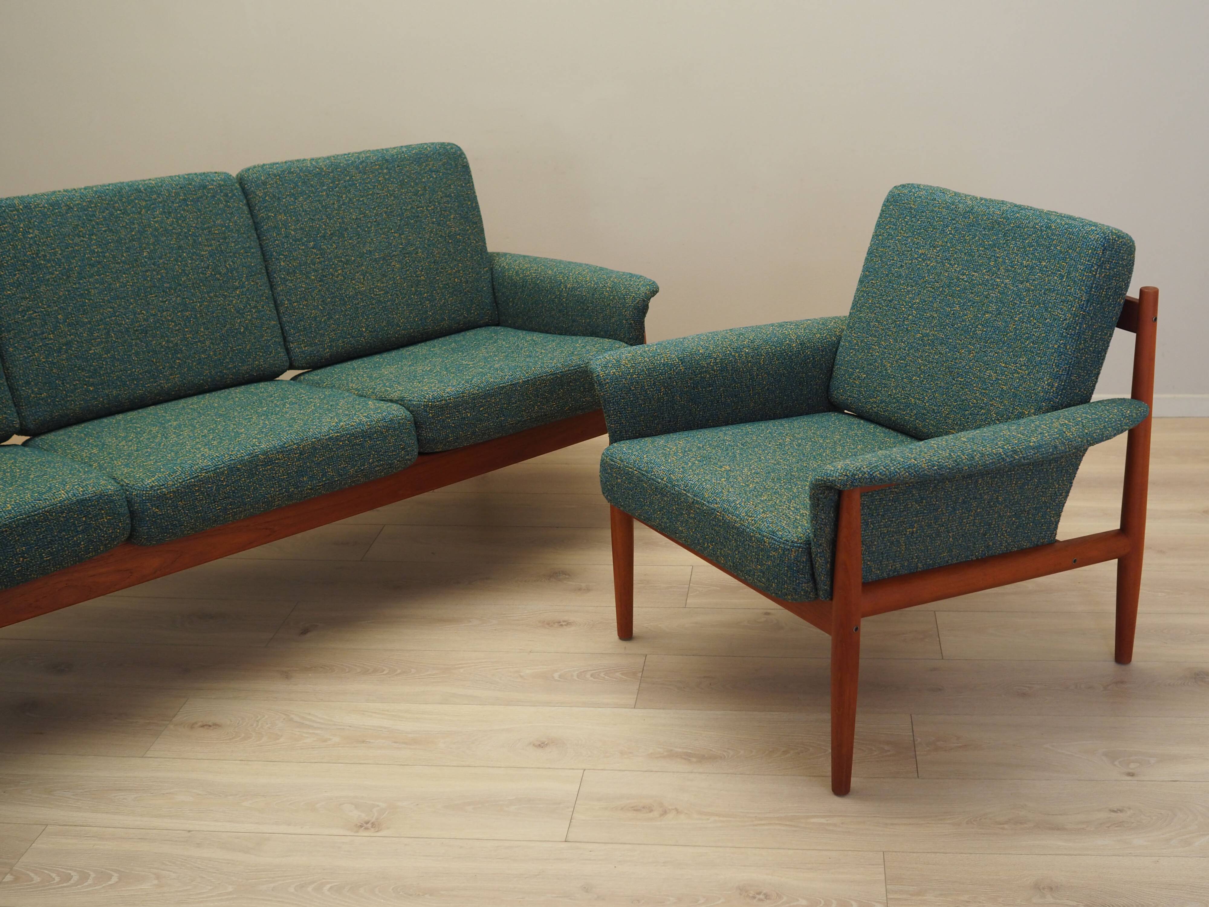 Lounge suite, Danish design, 1960s, Grete Jalk, manufacturer: France & Søn