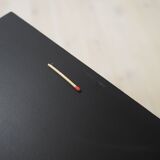 Walnut chest of drawers, French design, 1970s, production: France