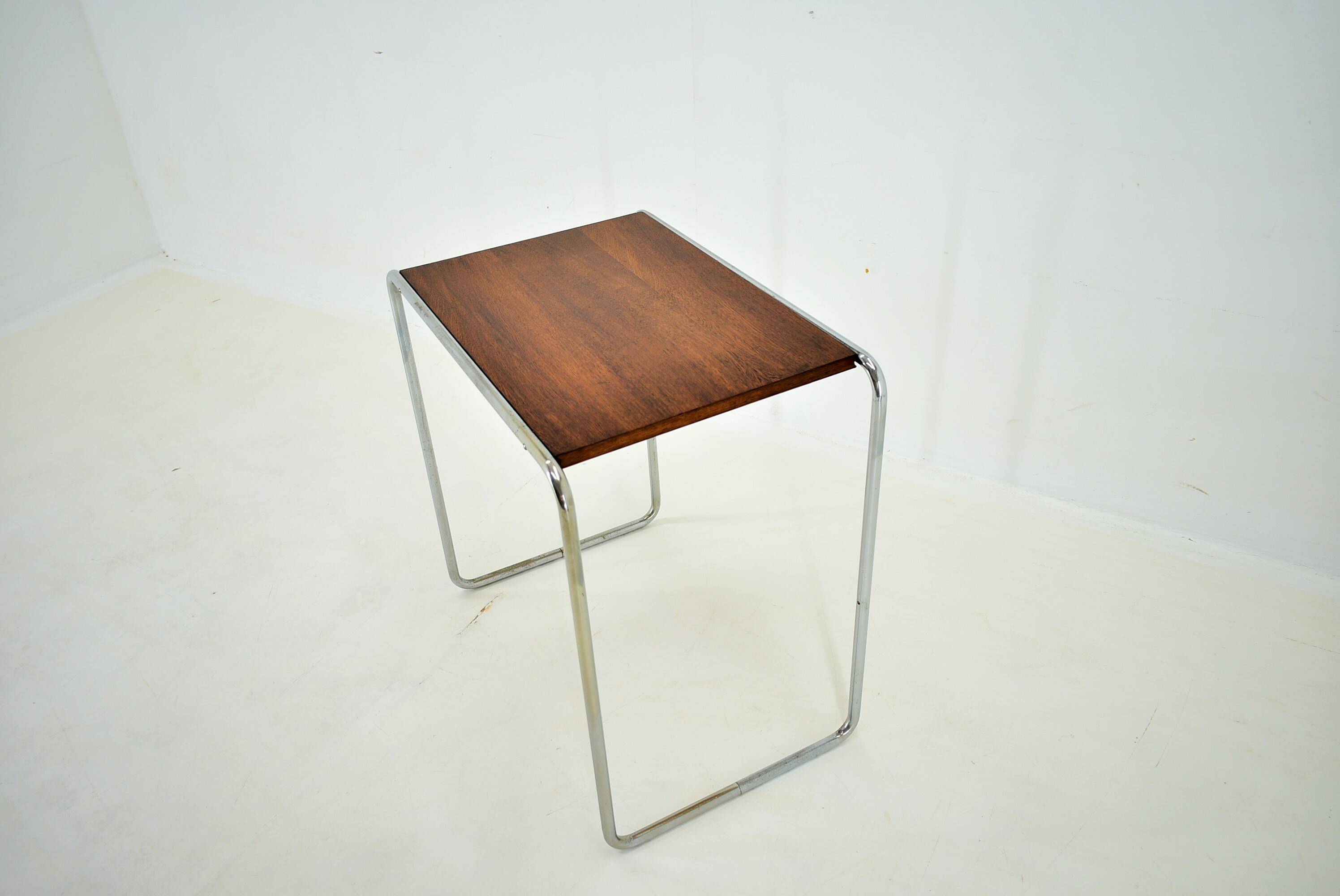 Table Bauhaus Chromée par Marcel Breuer pour Mucke Melder, 1930s