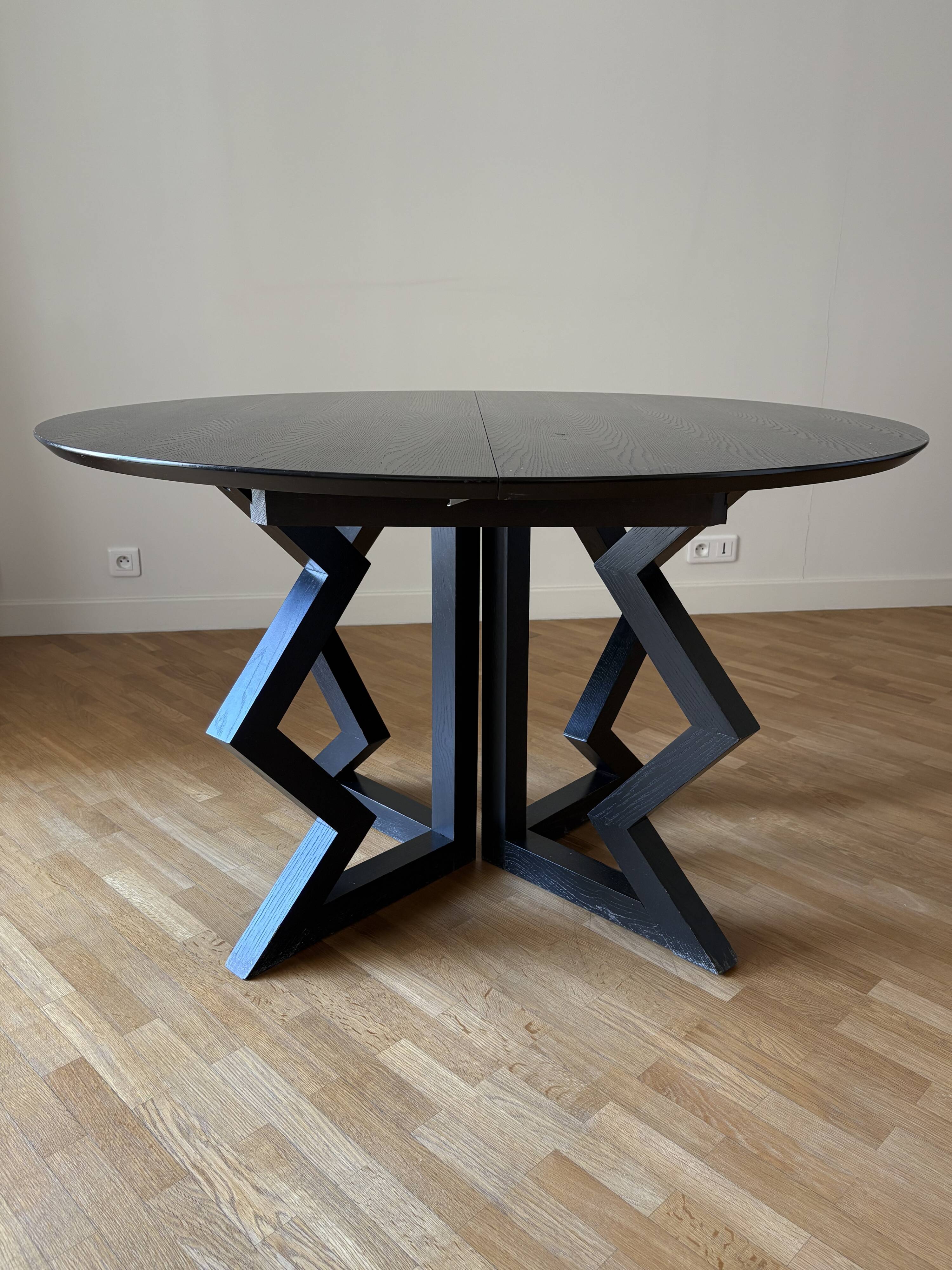 Artelano dining table - wenge finish - 2 extensions