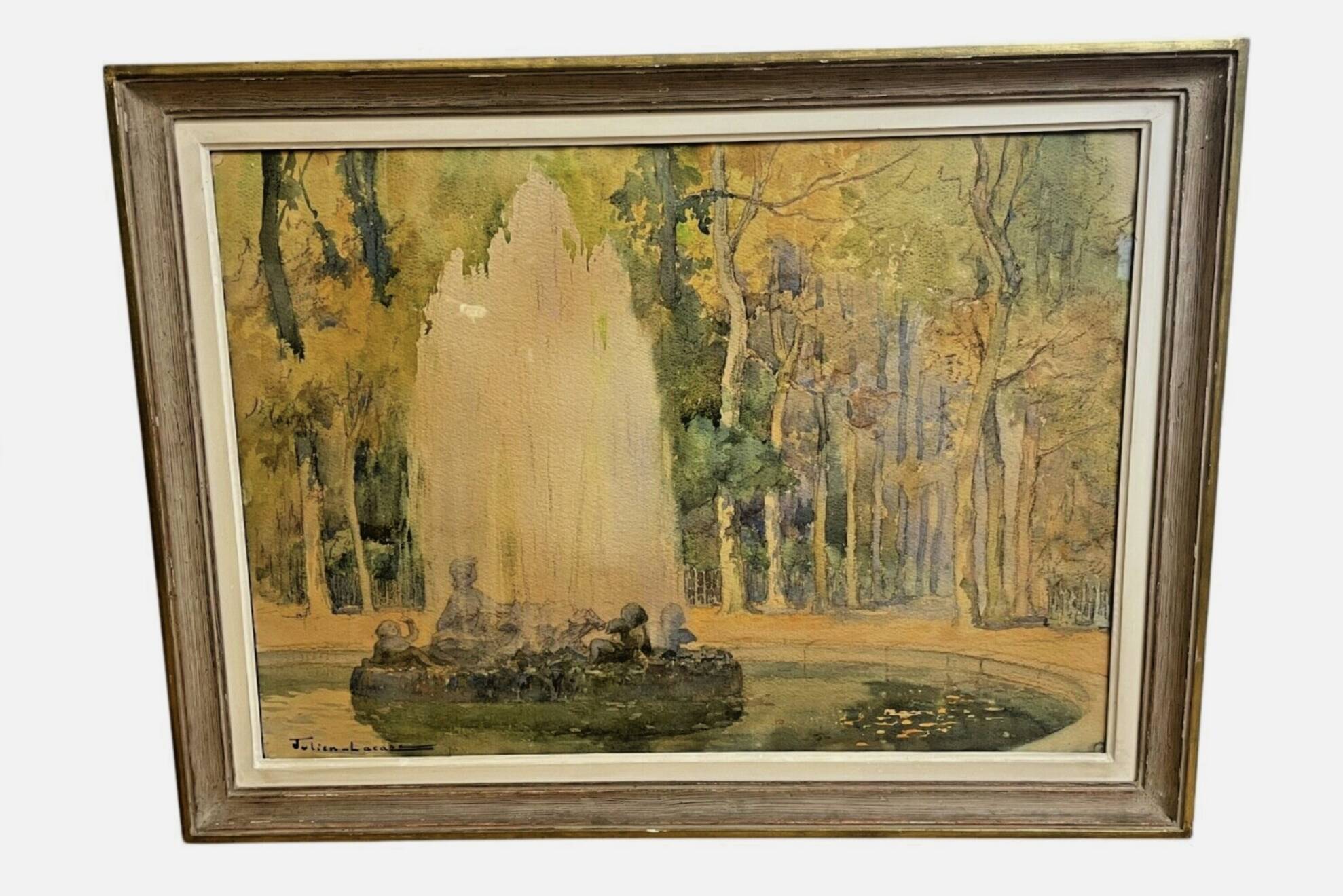 Drawing-watercolor Julien Lacaze 1886-1971