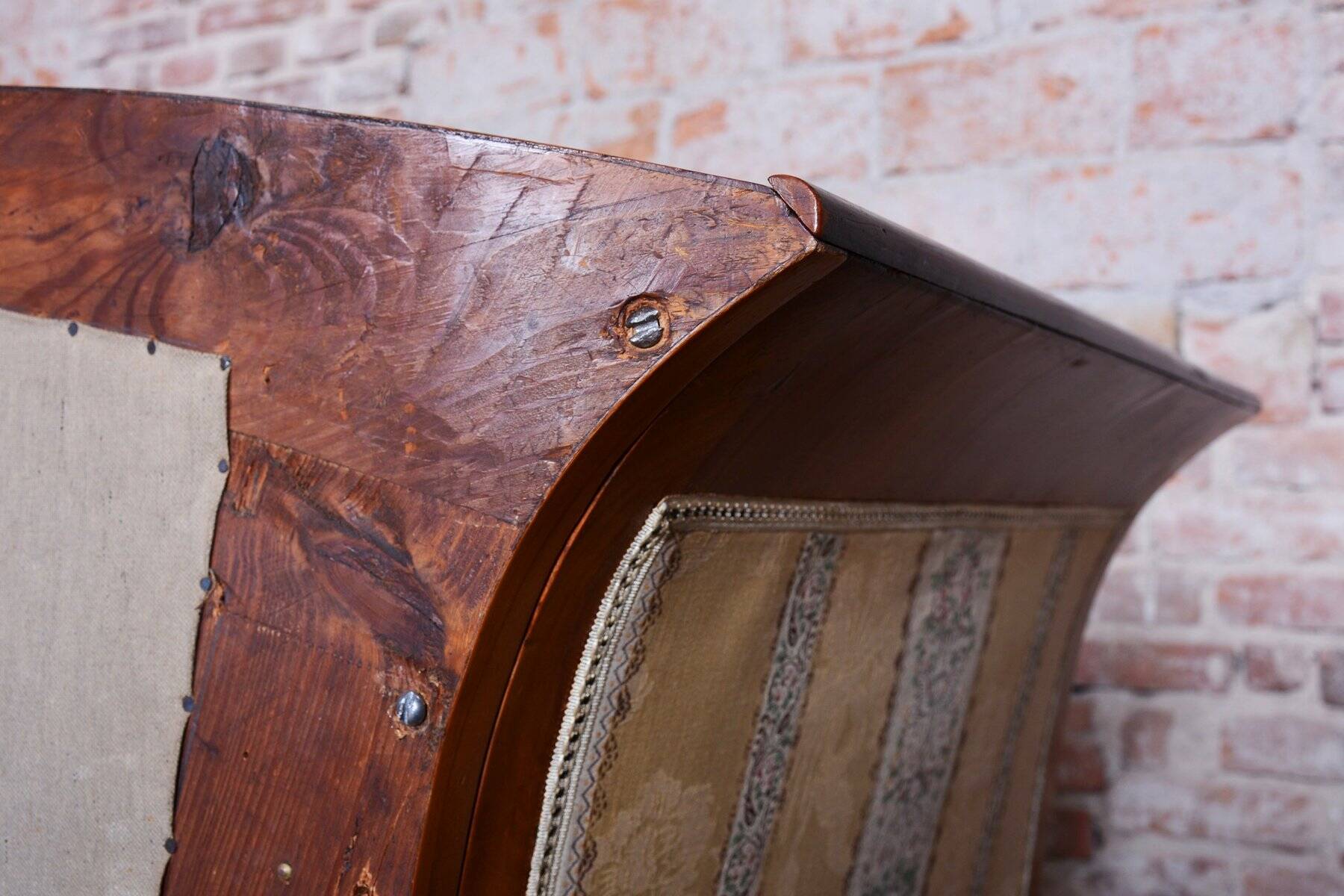 Biedermeier Cherrywood Sofa by Josef Danhauser, Austria, 1820s