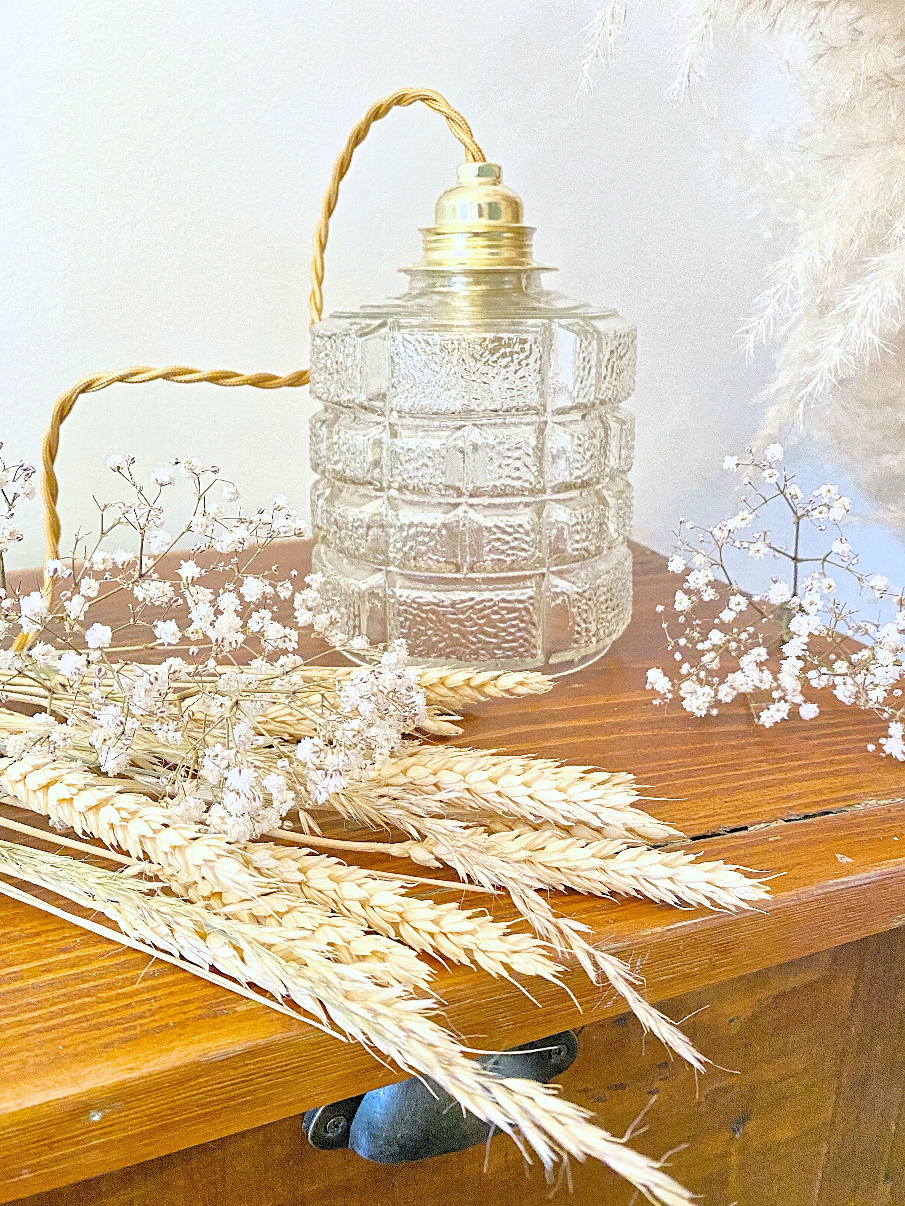 Lampe baladeuse en verre