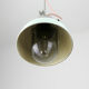 Vintage mint industrial hanging light from TEP