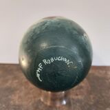 Painted wooden egg