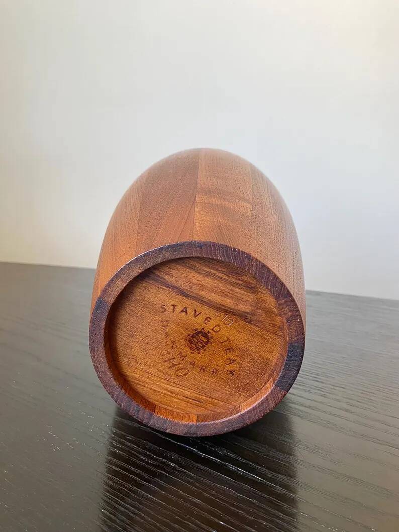 Teak ice bucket by Jens Harald Quistgaard, Denmark 1950s