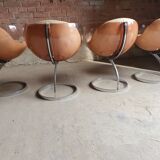 Set of four chairs sphere by Boris Tabacoff