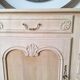 Low buffet in renovated solid cherry wood – Reinterpreted Louis XV style – 250 cm