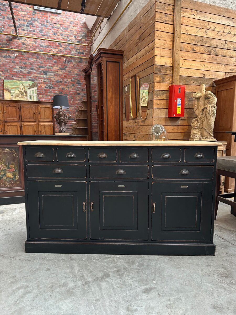 Workshop furniture from the early 20th century.