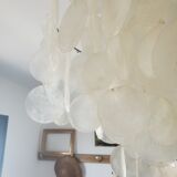Luster with mother-of-pearl grapevines
