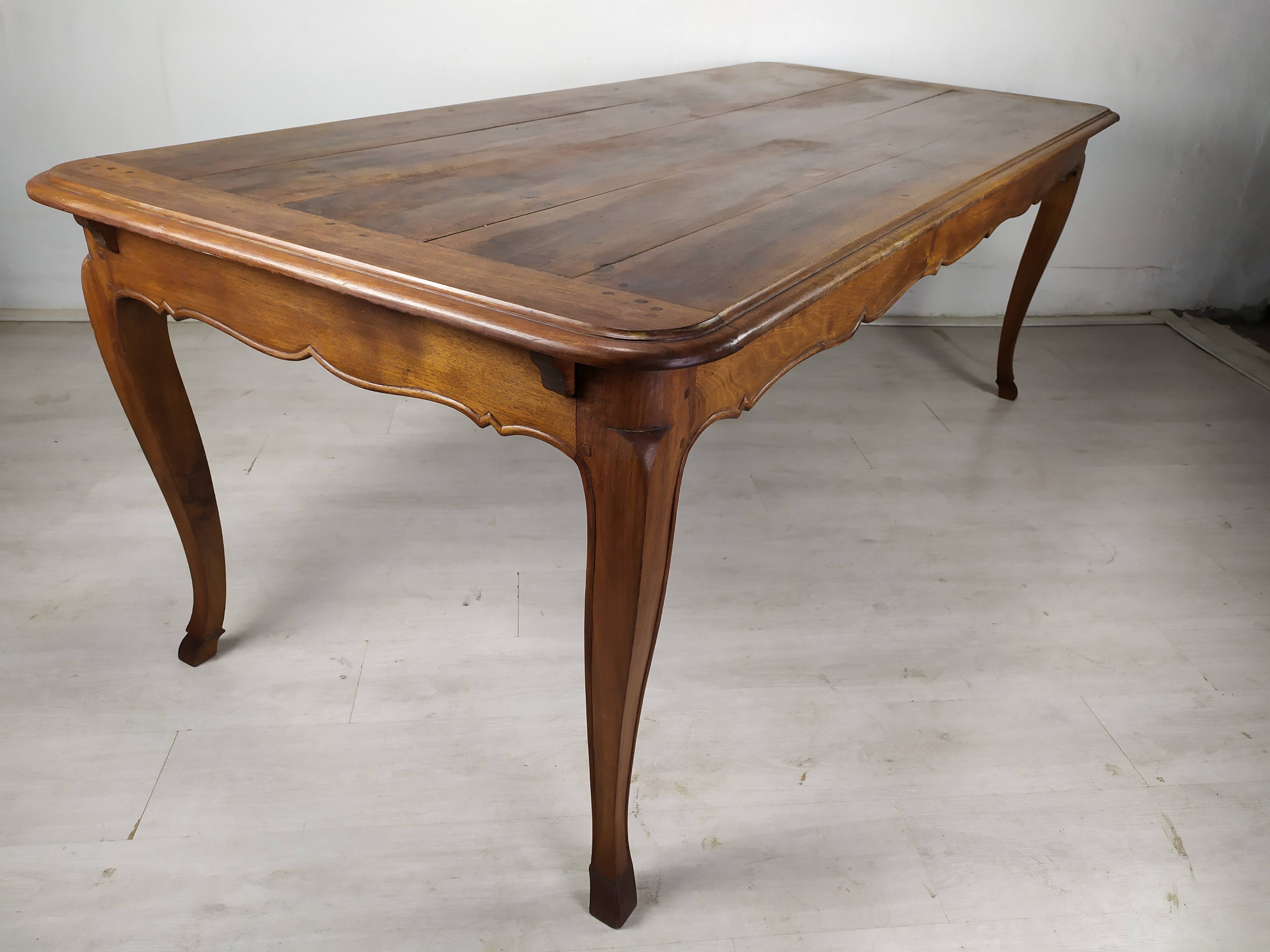 Louis XV walnut table