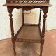 Louis XVI style serving table in carved walnut 20th century Console Tray