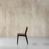 Suite de 4 chaises modèle 89 en teck et cuir par Erik Buch pour Pol Dinesen, Danemark, 1960's
