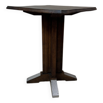 Table bistrot en chêne