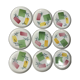 9 assiettes plates 50 MBFA Pornic