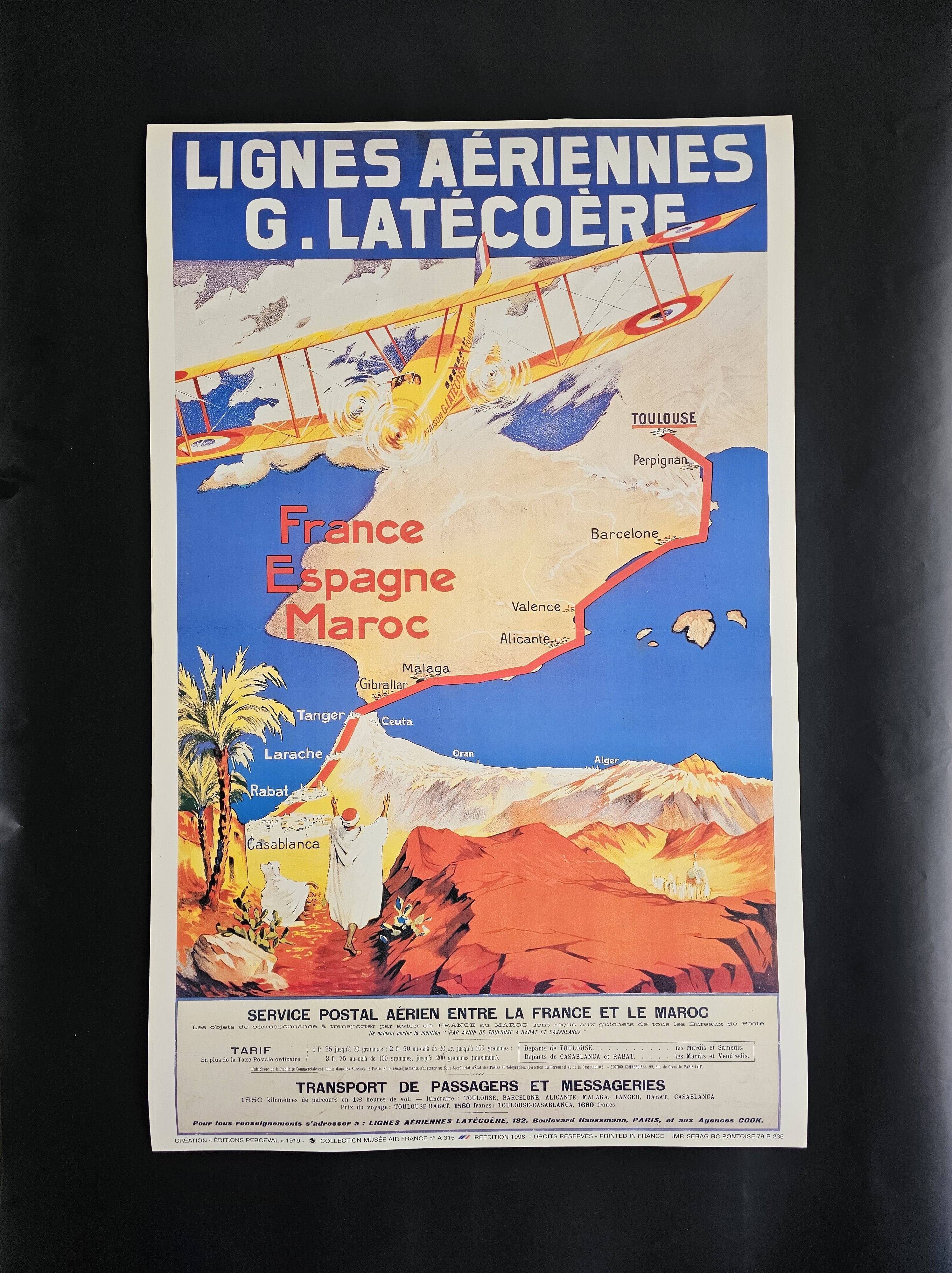 Air France Poster - Latécoère Airlines