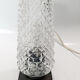 Table lamp or bedside 1960's rosewood and glass