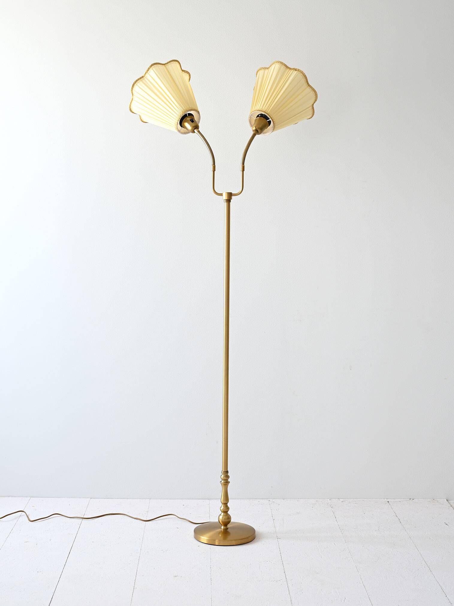 Vintage lamp with two arms
