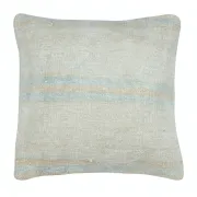 Vintage Kilim Accent Pillow Cover. Handwoven Turkish Cushion. Hemp Throw Pillow