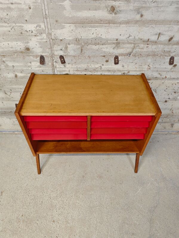 Buffet range vinyle vintage