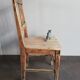 Chaise vintage en bois, années 50