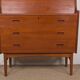 Danish Teak Secretary Desk Model 37 by Arne Wahl Iversen for Vinde Mobelfabrik 1960.