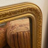 Miroir Louis Philippe doré 60x49cm