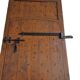 hand-forged studded castle doors + frame from the 1800s/1900s