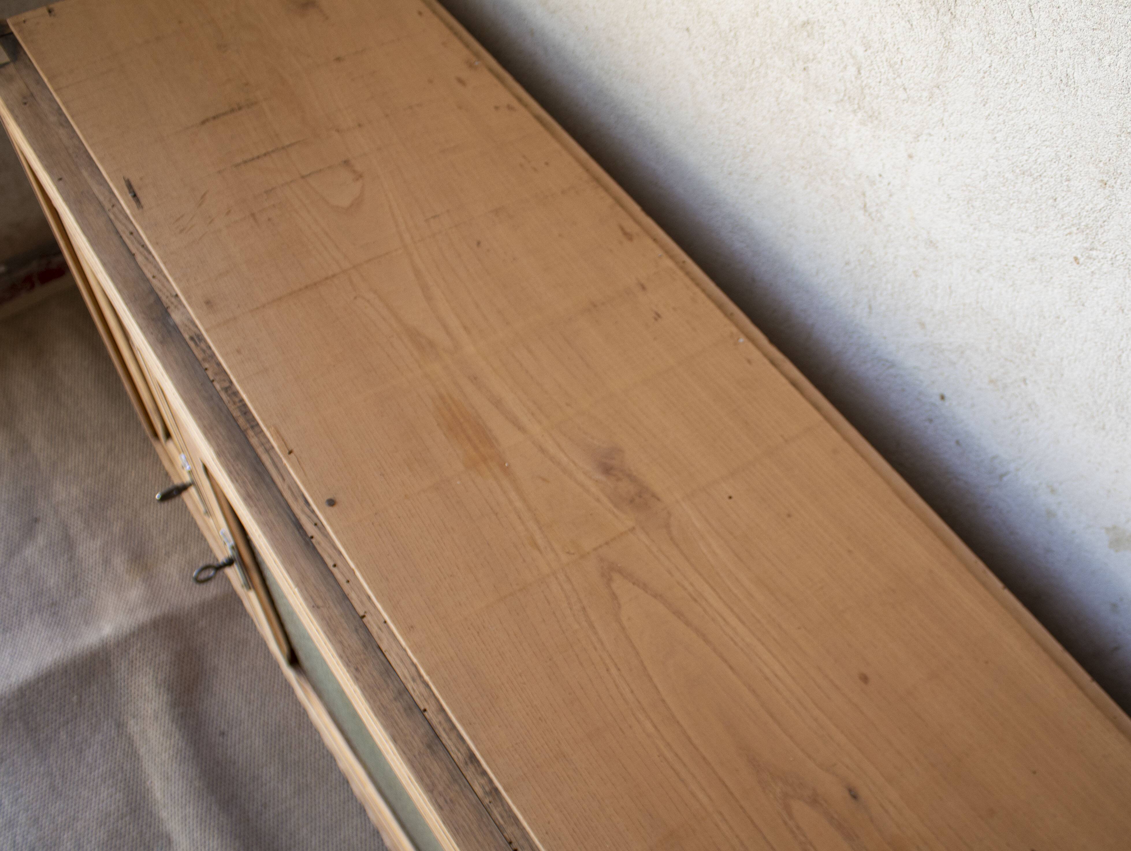 buffet sideboard solid oak Art Deco