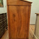 Meuble de métier écritoire en noyer XIXème