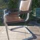 Fasem brown leather chair