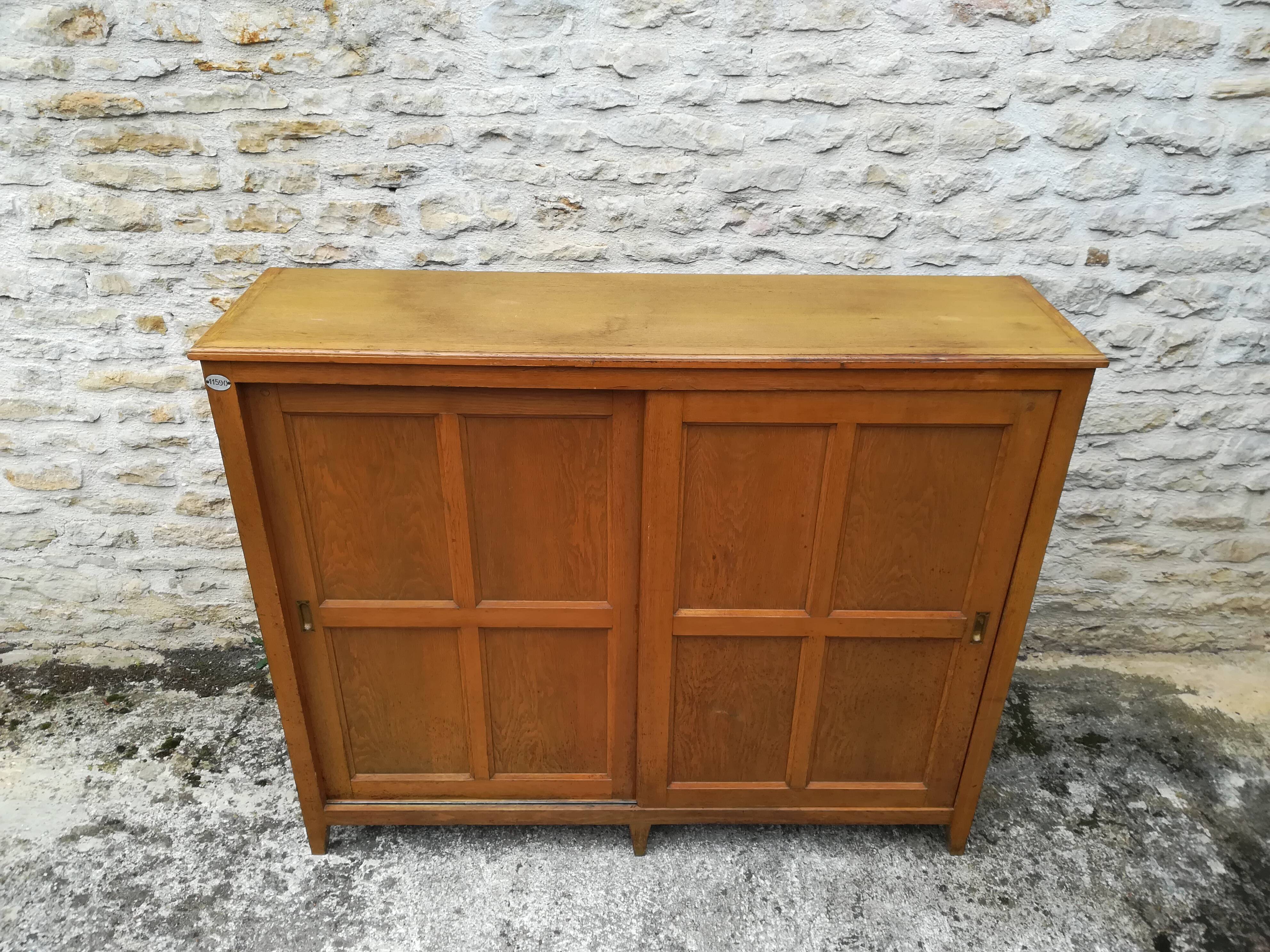 Furniture has two sliding doors