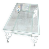Table basse de salon en fer forgé