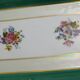 Art Deco floral iridescent cake dish in Limoges porcelain