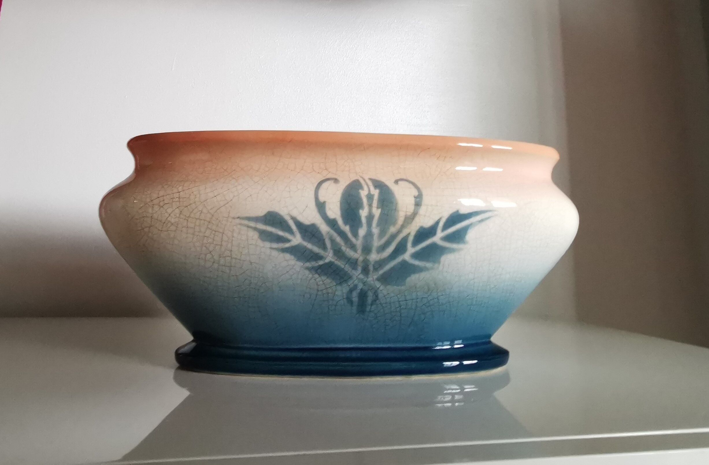 Planter – modernist planter – gustav de brum- certificate of authenticity