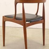 Set of 6 chairs Johannes Andersen voor Uldum stoelen -