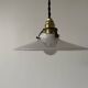 Petite suspension opaline ancienne