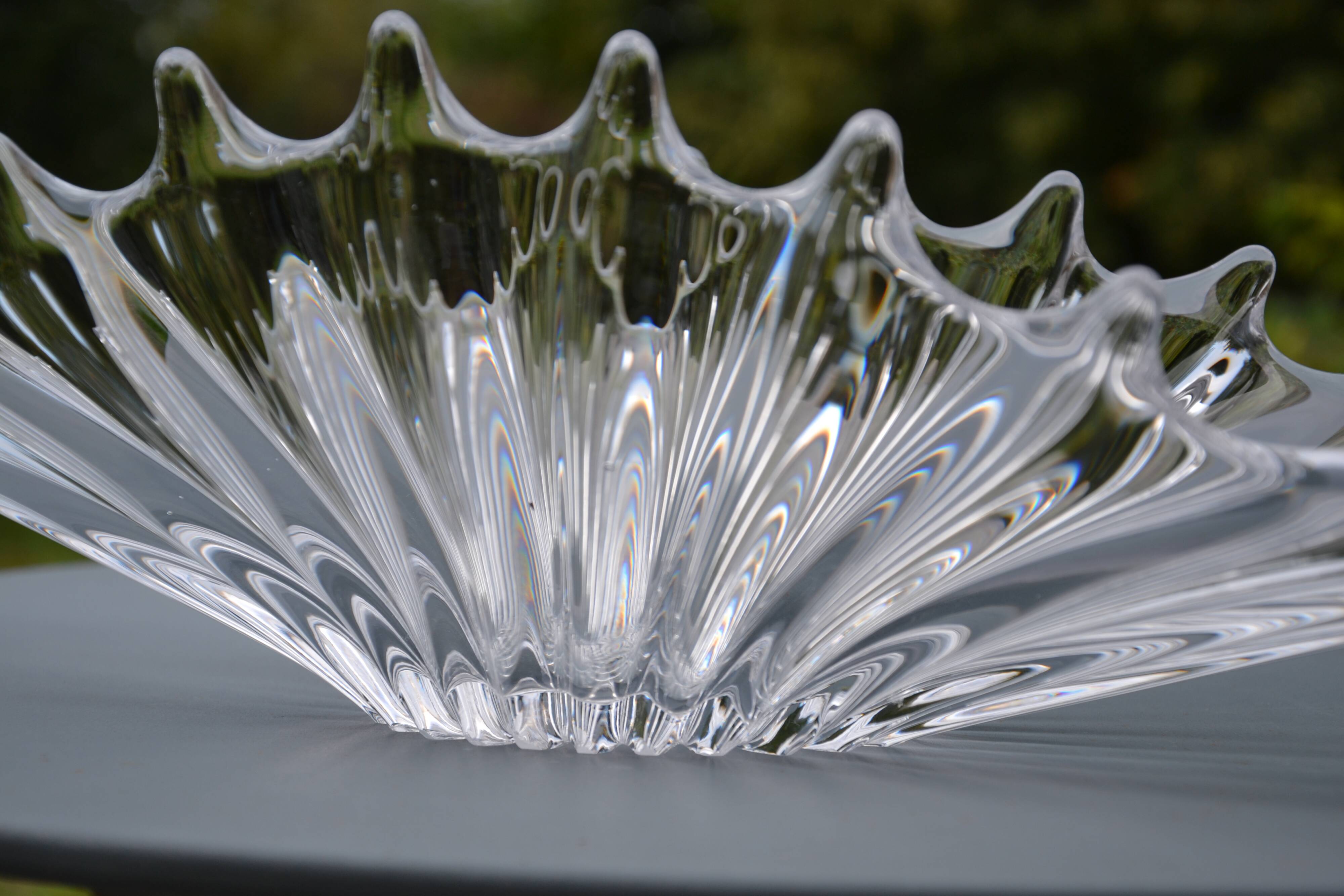 Centre de table, coupe en cristal