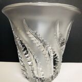Lalique Vase with ferns