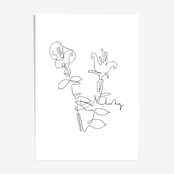Flowers in one line 1
