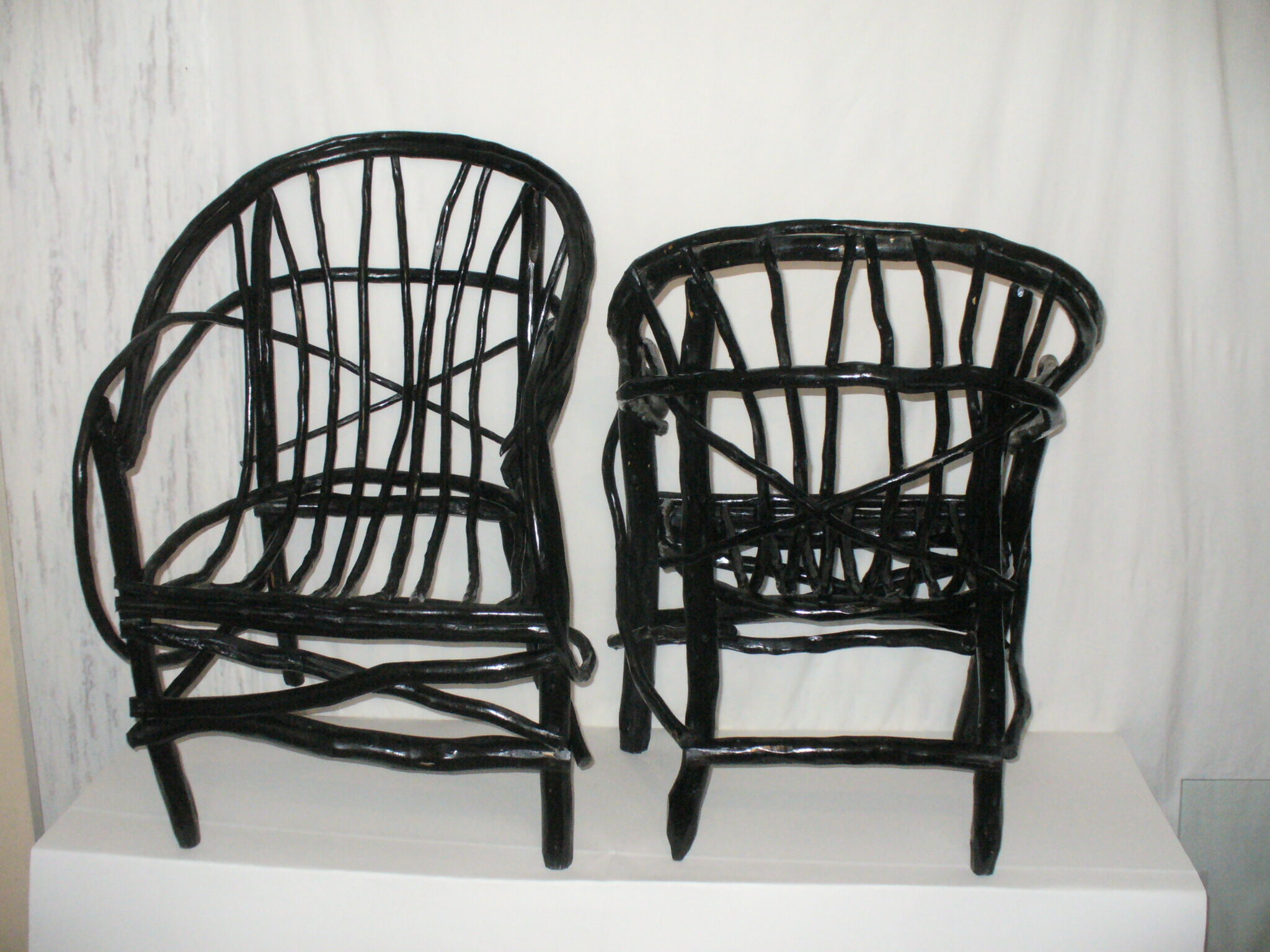 Paire de fauteuils de jardin  des années 50