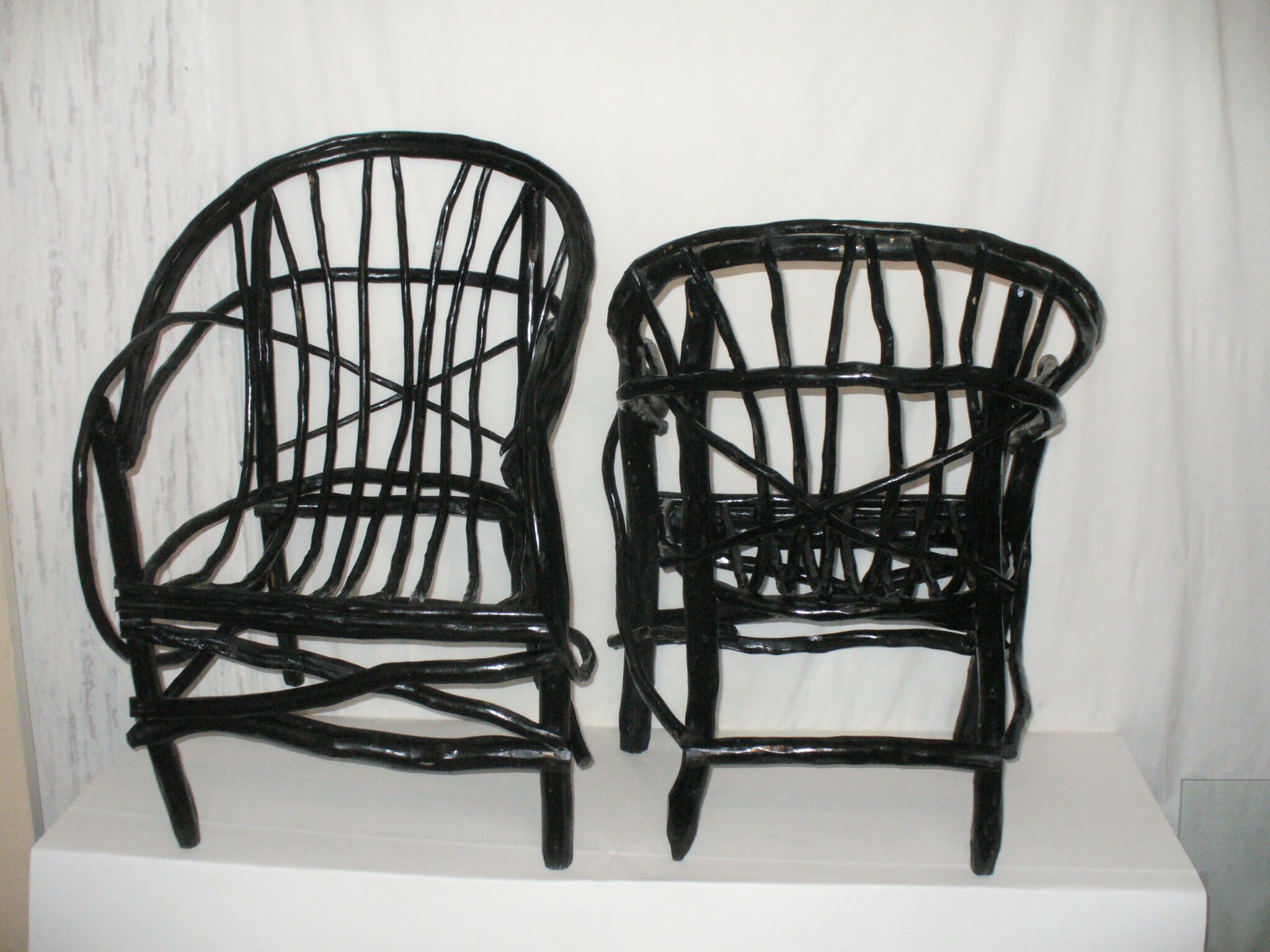 Pair of garden armchairs from the 50s