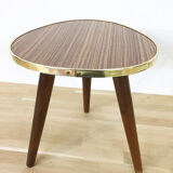 Formica tripod vintage pedestal table, 1960
