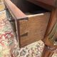 Louis XVI flat desk in mahogany, attributed to Jansen.