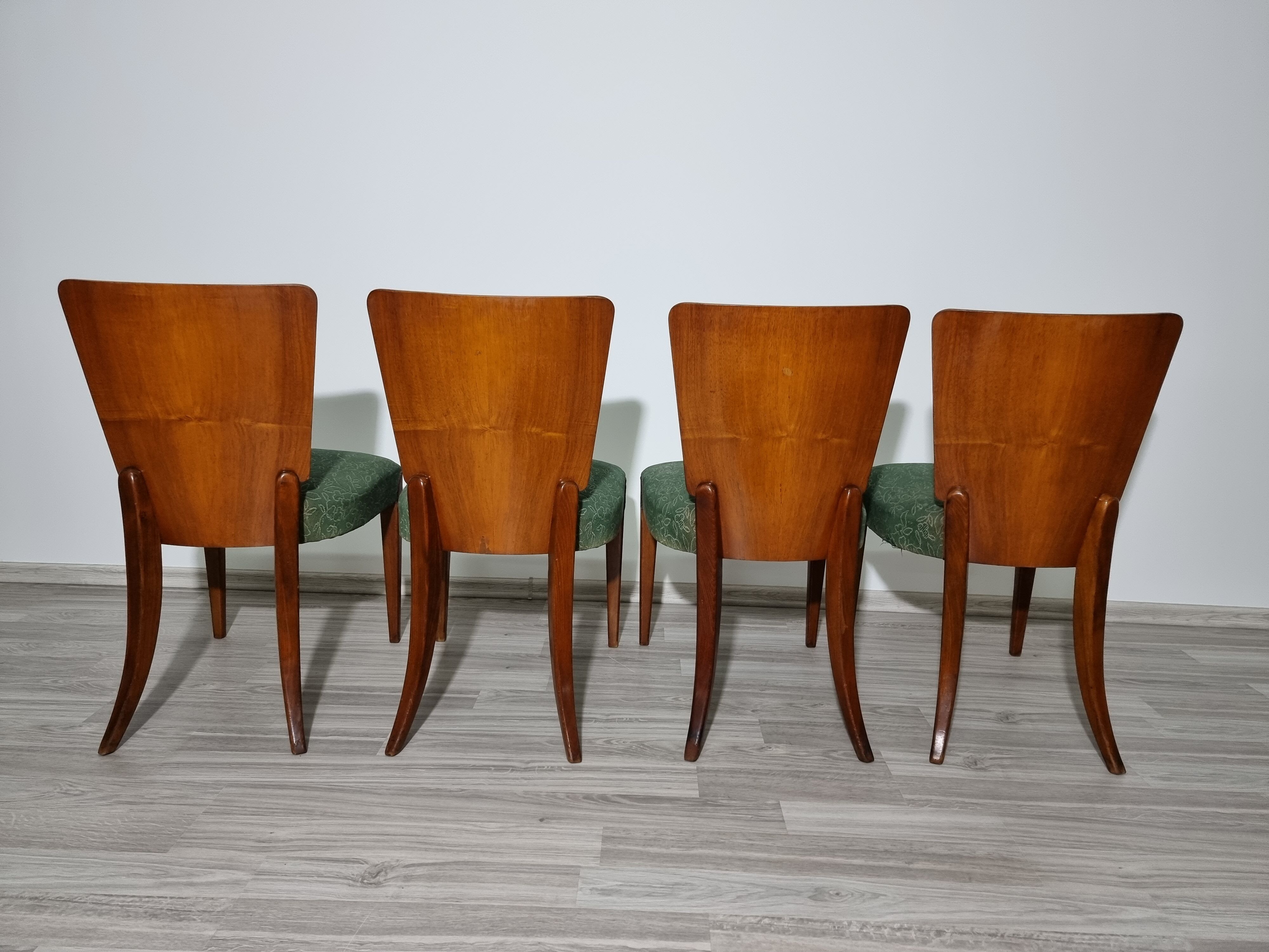 Dining chairs by Jindrich Halabala